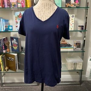 Navy Polo Ralph Lauren XL V Neck